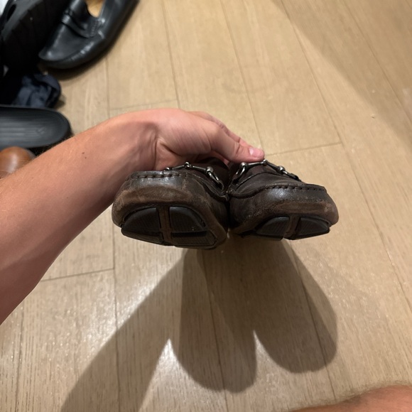 Men's Brown Leather Bit Driving Loafers - Picture 4 of 6